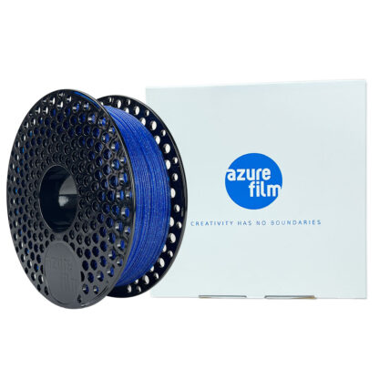 3D printing filament azurefilm pla glitter blue