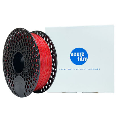 3D printing filament azurefilm pla glitter red 1