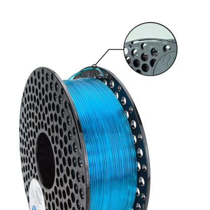 3d printing filament best quality petg blue transparent