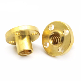 Nut For T8mm Lead Screw Brass Flange