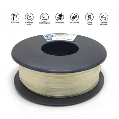 Azurefilm Flexible Filament Hardness 98A Transparent