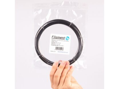 Filament PM PETG CFJet kulfiber sort 10m