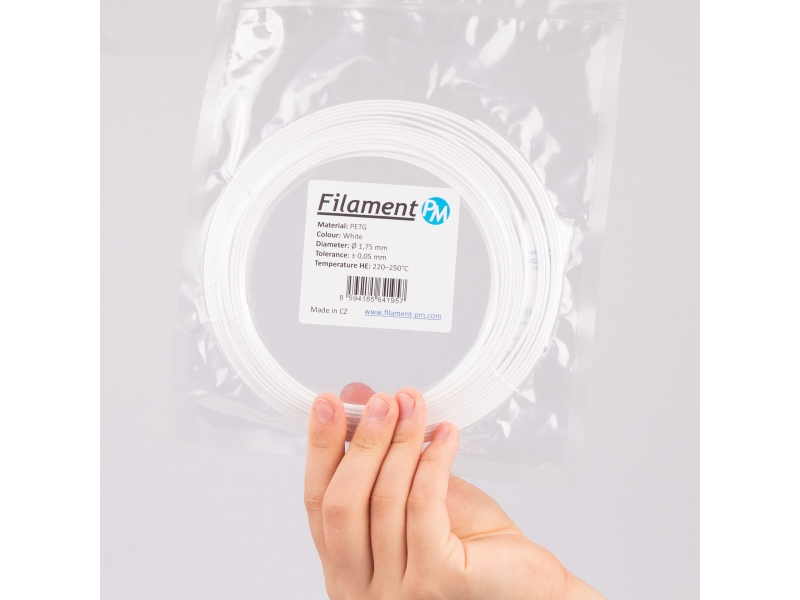 Filament PM PETG Hvid 10m