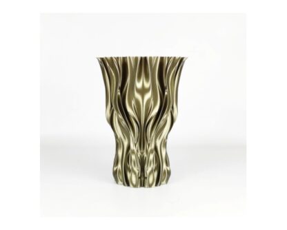 3d printing filament azurefilm silk olive gold vase 1