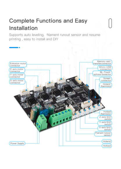 Creality 3D Silent Mainboard 32 Bit til Ender 6 v4.3.1 - Image 9
