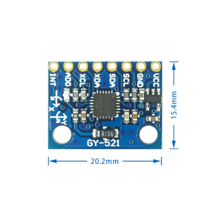 3 Axis Gyroscope og Accelerometer GY 521 3