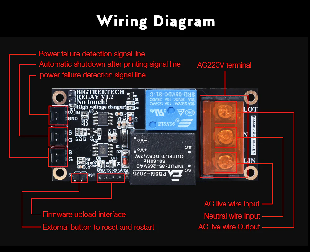 BIGTREETECH Relay V1.2 Automatic Shutdown Module After Printing 4