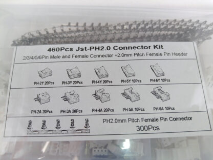 JST PH Connector 2.0mm Kit 460 dele - Image 5