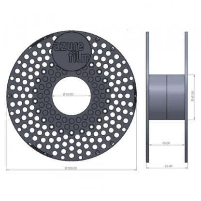Azurefilm PLA Pearl Night Blue 1,75 mm 1kg - Image 2