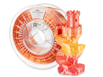 Spectrum Filaments PLA SILK Rainbow FIRE RED