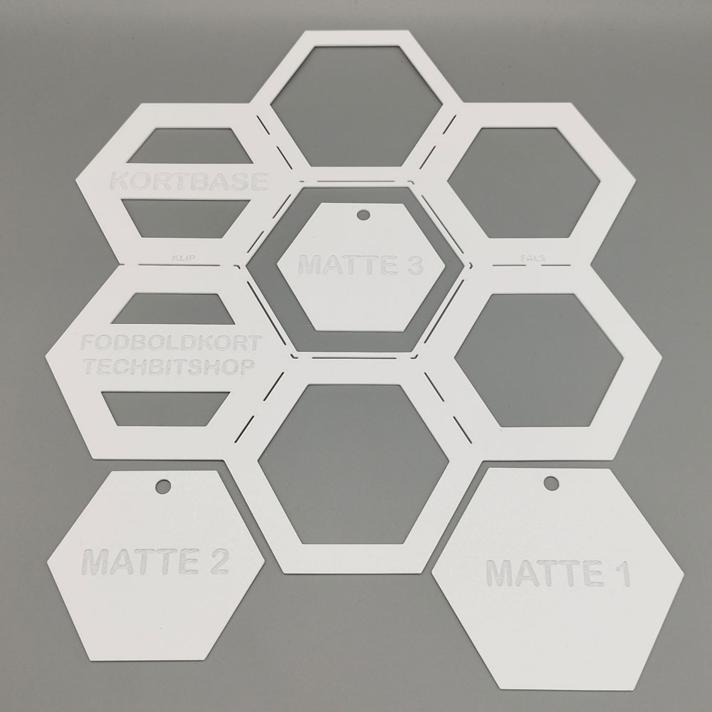 Fodboldkort skabelon