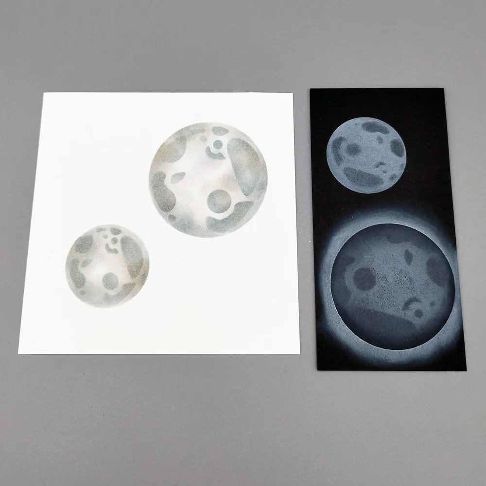 Stencil Måne - Billede 3