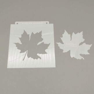 Stencil Ahorn blad produkt