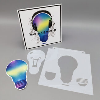 Stencil Lightbulb