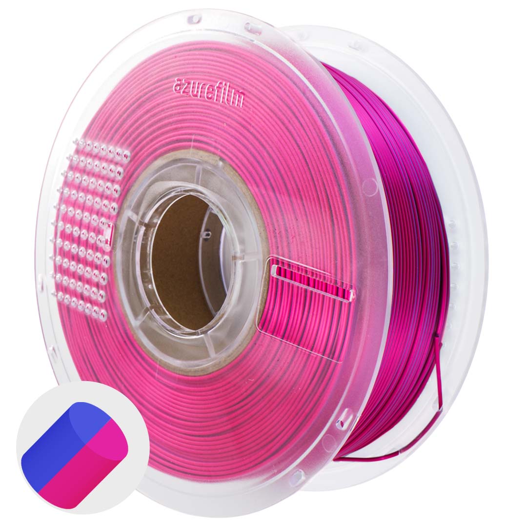 Azurefilm Silk Dual Color Velvet Bloom 1,75 mm 1kg 1 Azurefilm Silk Dual Color Velvet Bloom
