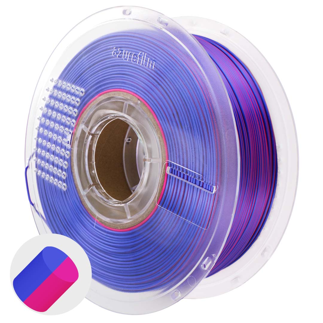 Azurefilm Silk Dual Color Velvet Bloom 1,75 mm 1kg 4 Azurefilm Silk Dual Color Velvet Bloom 1,75 mm 1kg - Billede 4