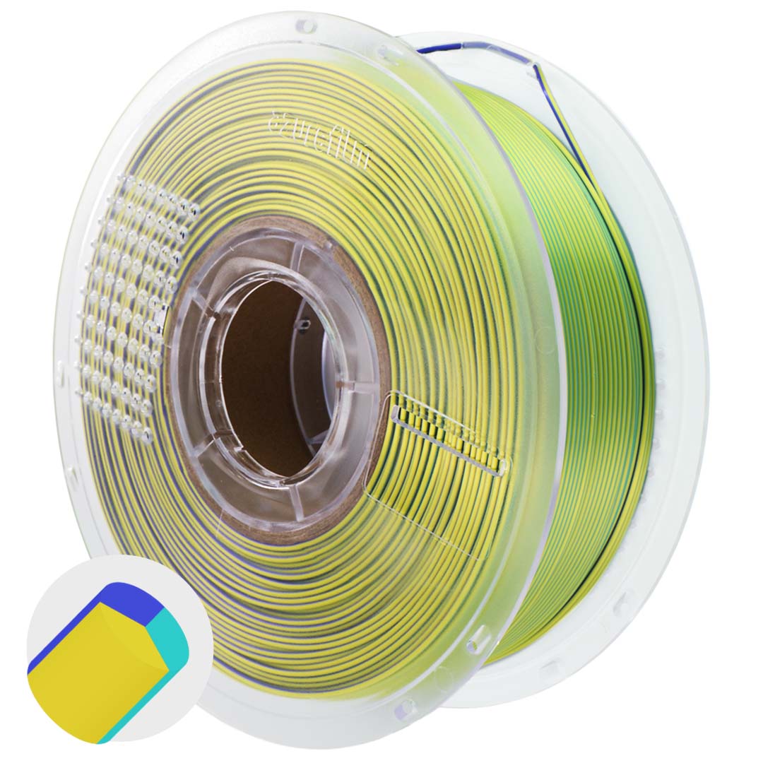 Azurefilm Silk Tri Color Peacock Bloom 1,75 mm 1kg 1 Azurefilm Silk Tri Color Peacock Bloom