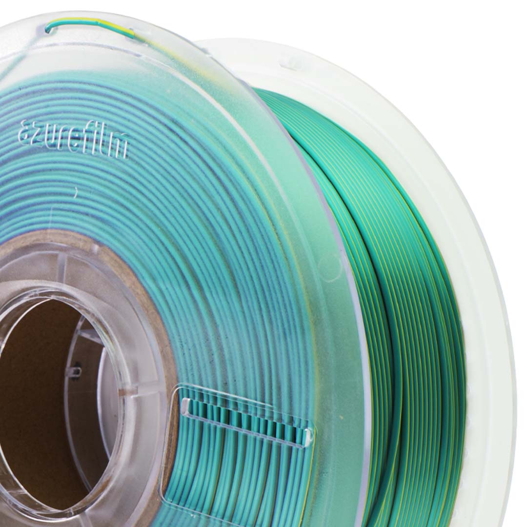 Azurefilm Silk Tri Color Peacock Bloom 1,75 mm 1kg 5 Azurefilm Silk Tri Color Peacock Bloom 1,75 mm 1kg - Billede 5