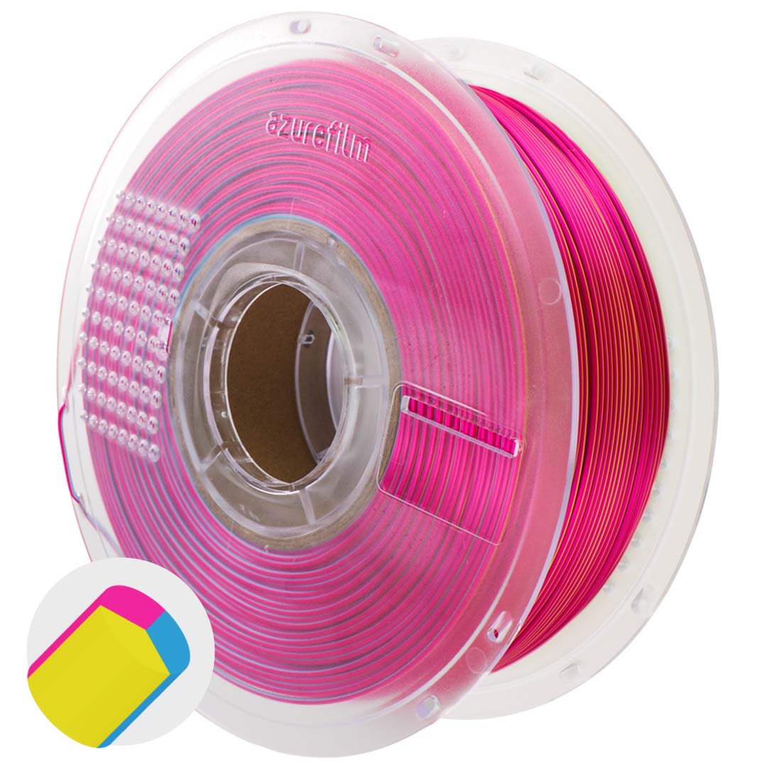 Azurefilm Silk Tri Color Sunrise Pop 1,75 mm 1kg 1 Azurefilm Silk Tri Color Sunrise Pop