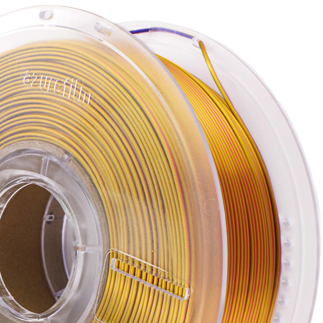 Azurefilm Silk Tri Color Sunset Blaze 1,75 mm 1kg 5 Azurefilm Silk Tri Color Sunset Blaze 1,75 mm 1kg - Billede 5