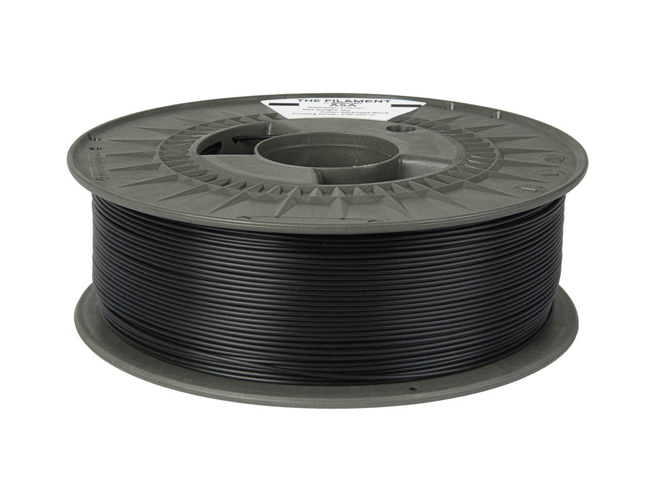 The Filament ASA Midnight Black 1kg 1.75mm 3 The Filament ASA Midnight Black 1kg 1.75mm - Billede 3