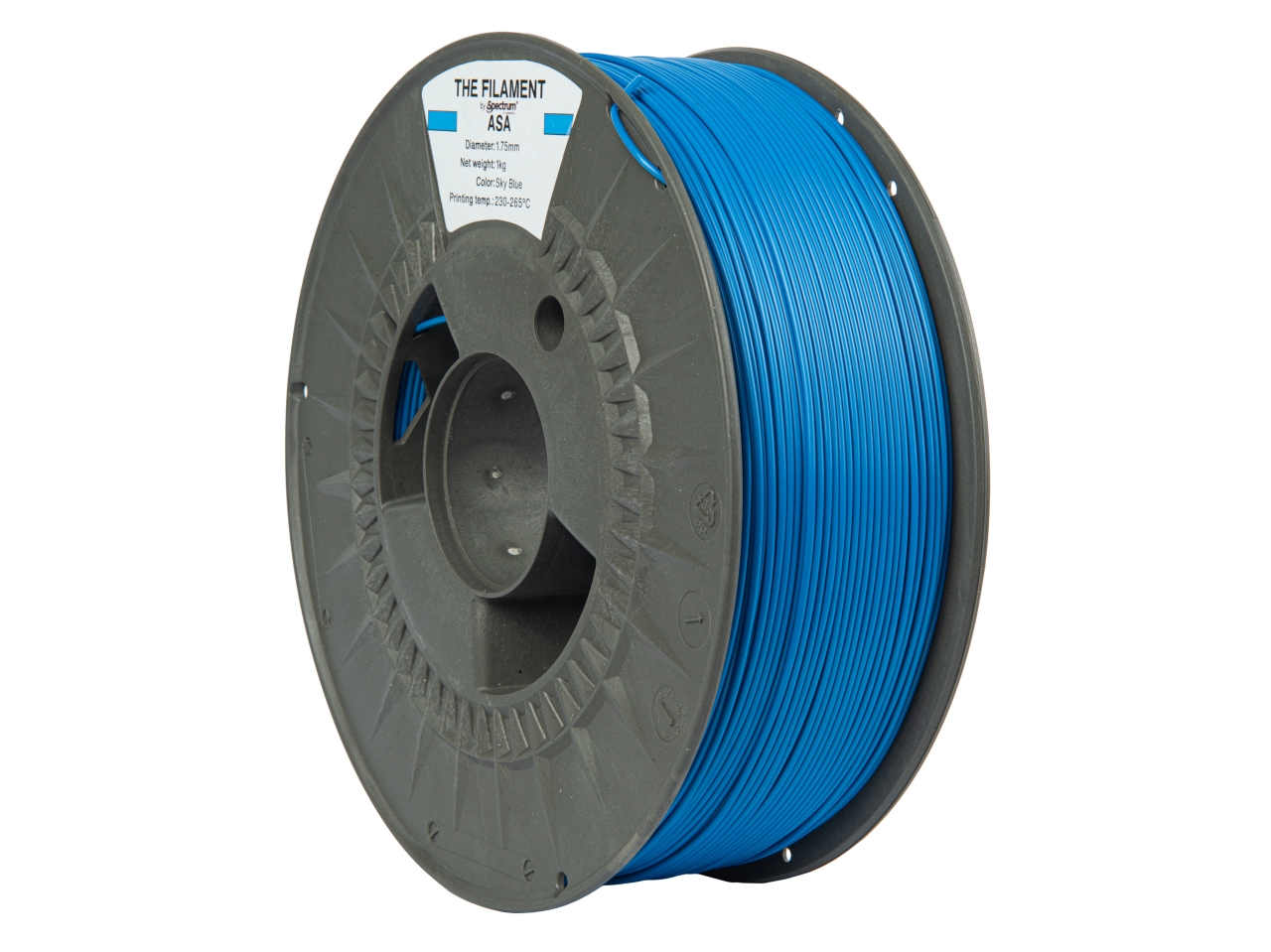 The Filament ASA Sky Blue 1kg 1.75mm 2 The Filament ASA Sky Blue 1kg 1.75mm - Billede 2