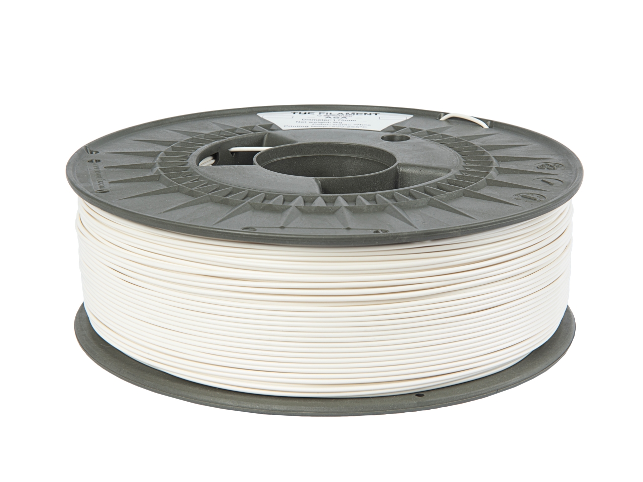 The Filament ASA Traffic White 1kg 1.75mm 3 The Filament ASA Traffic White 1kg 1.75mm - Billede 3