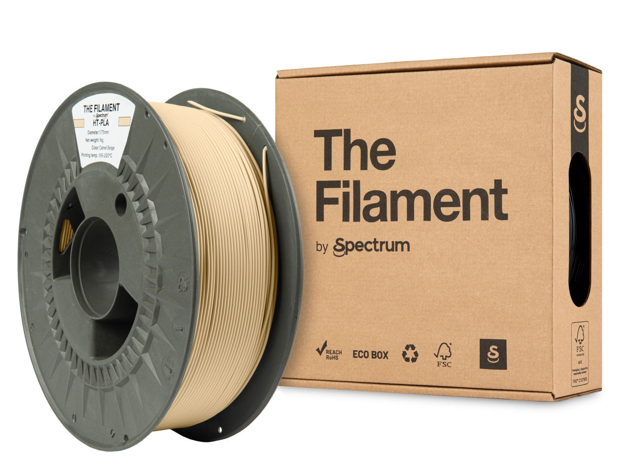 The Filament HT-PLA Camel Beige 1kg 1.75mm 1 The Filament HT-PLA Camel Beige