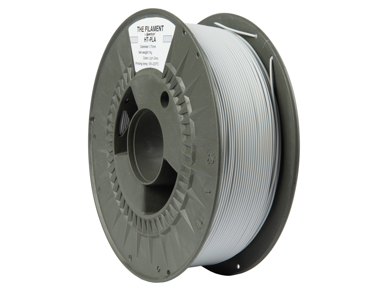 The Filament HT-PLA Light Grey 1kg 1.75mm 2 The Filament HT-PLA Light Grey 1kg 1.75mm - Billede 2
