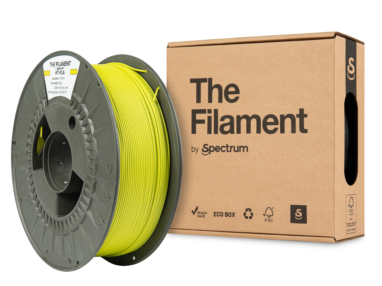 The Filament HT-PLA Tooling Lime 1kg 1.75mm 1 The Filament HT-PLA Tooling Lime