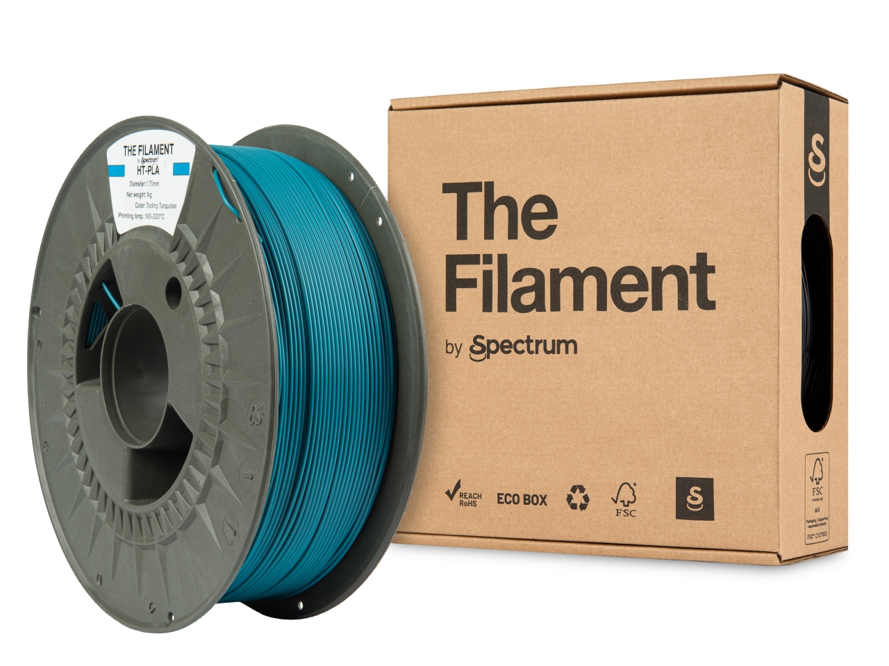 The Filament HT-PLA Tooling Turquoise 1kg 1.75mm 1 The Filament HT-PLA Tooling Turquoise