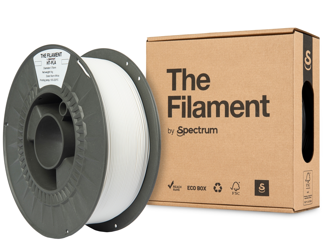 The Filament HT-PLA Warm White 1kg 1.75mm 1 The Filament HT-PLA Warm White