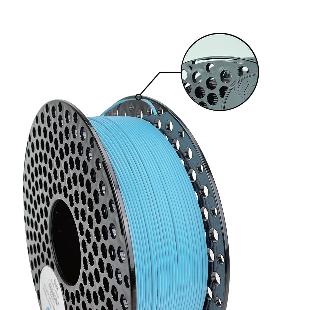 Azurefilm PLA Cyan 1,75 mm 1kg 2 Azurefilm PLA Cyan 1,75 mm 1kg - Billede 2